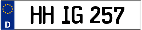 Truck License Plate